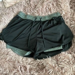 Champion gray and white shorts